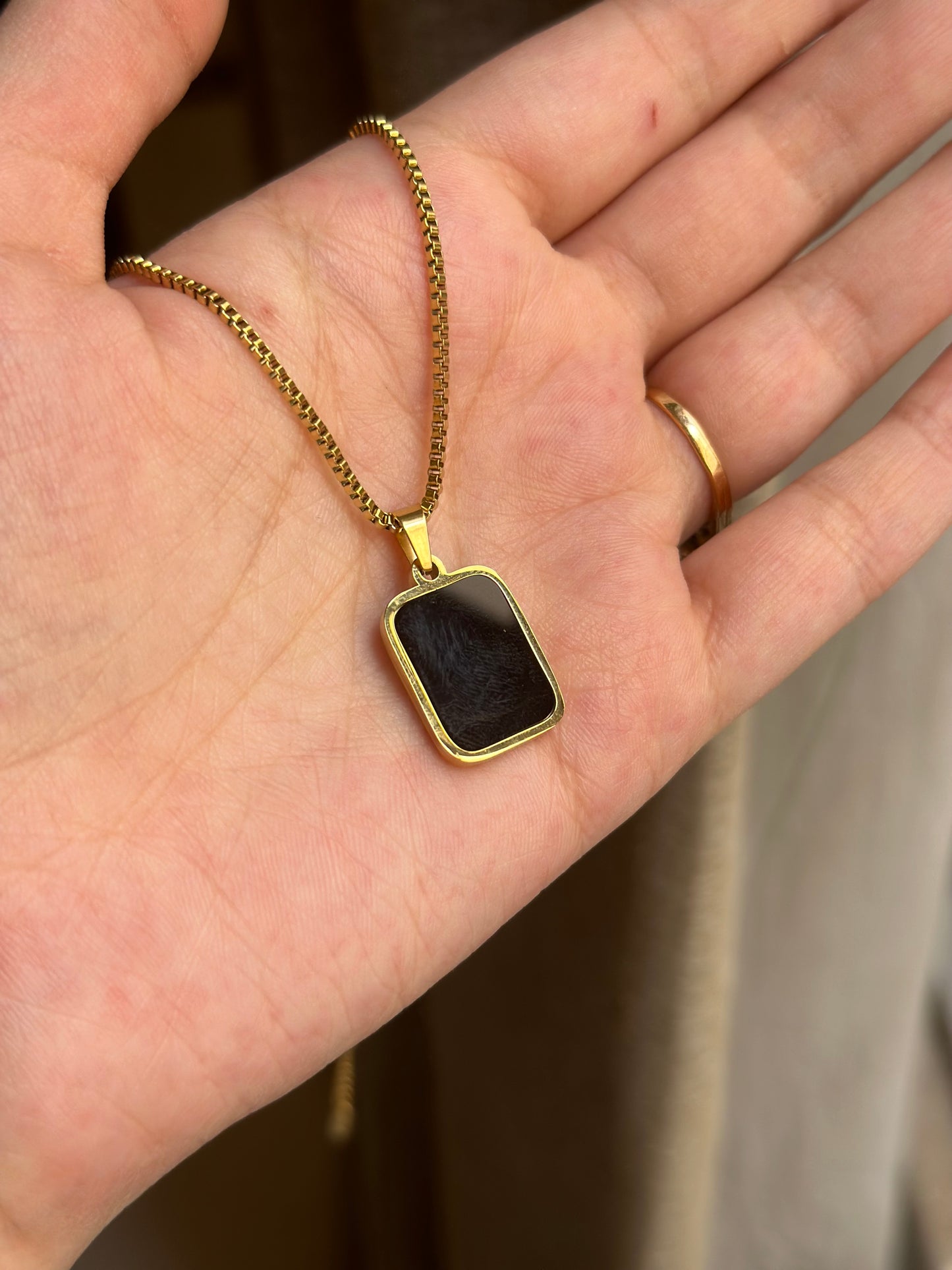 ELKE | DOUBLE SIDED NECKLACE