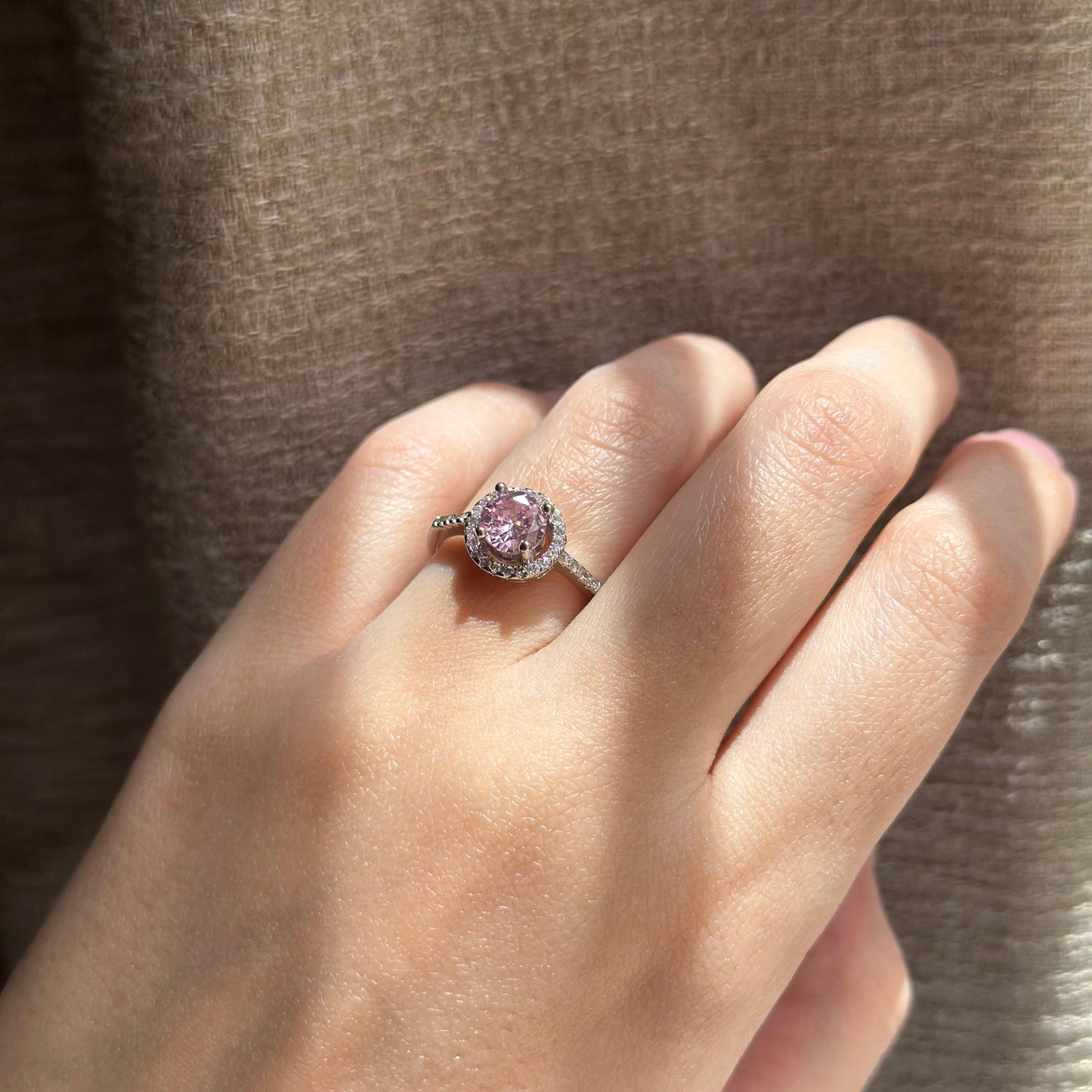 GARNET | PINK STONE RING