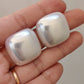 PERSA | OVERSIZED SQUARE PEARL STUDS