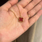SOPHIA | RED CLOVER NECKLACE