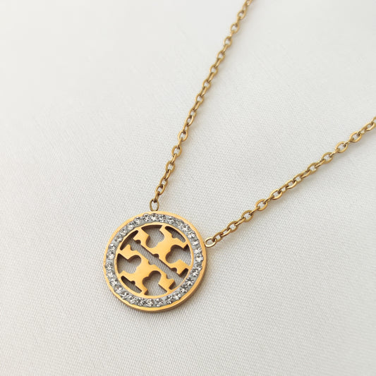 TRIA | STONE STUDDED NECKLACE