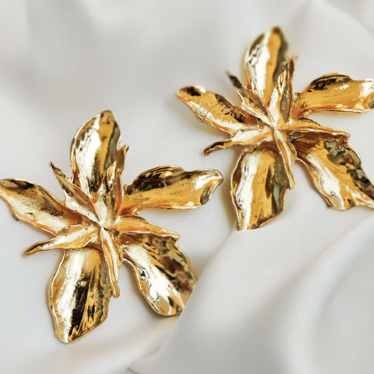 FLORA | GOLD EARRINGS