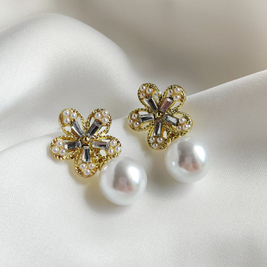 JASMINE | FLOWER PEARL DROP