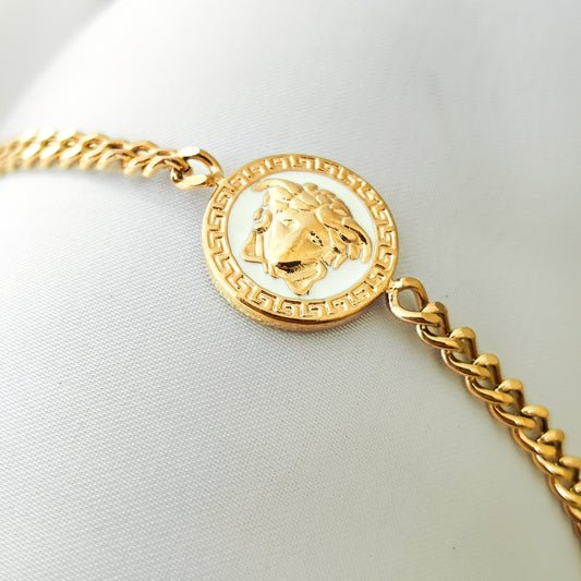 LARA | CHAIN BRACELET WHITE