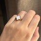 INFINITA | WHITE ADJUSTABLE RING