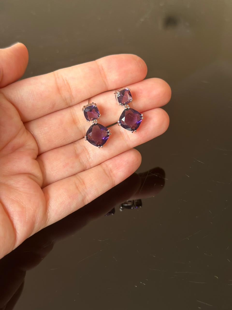 PURPLE CUSHION DROPS
