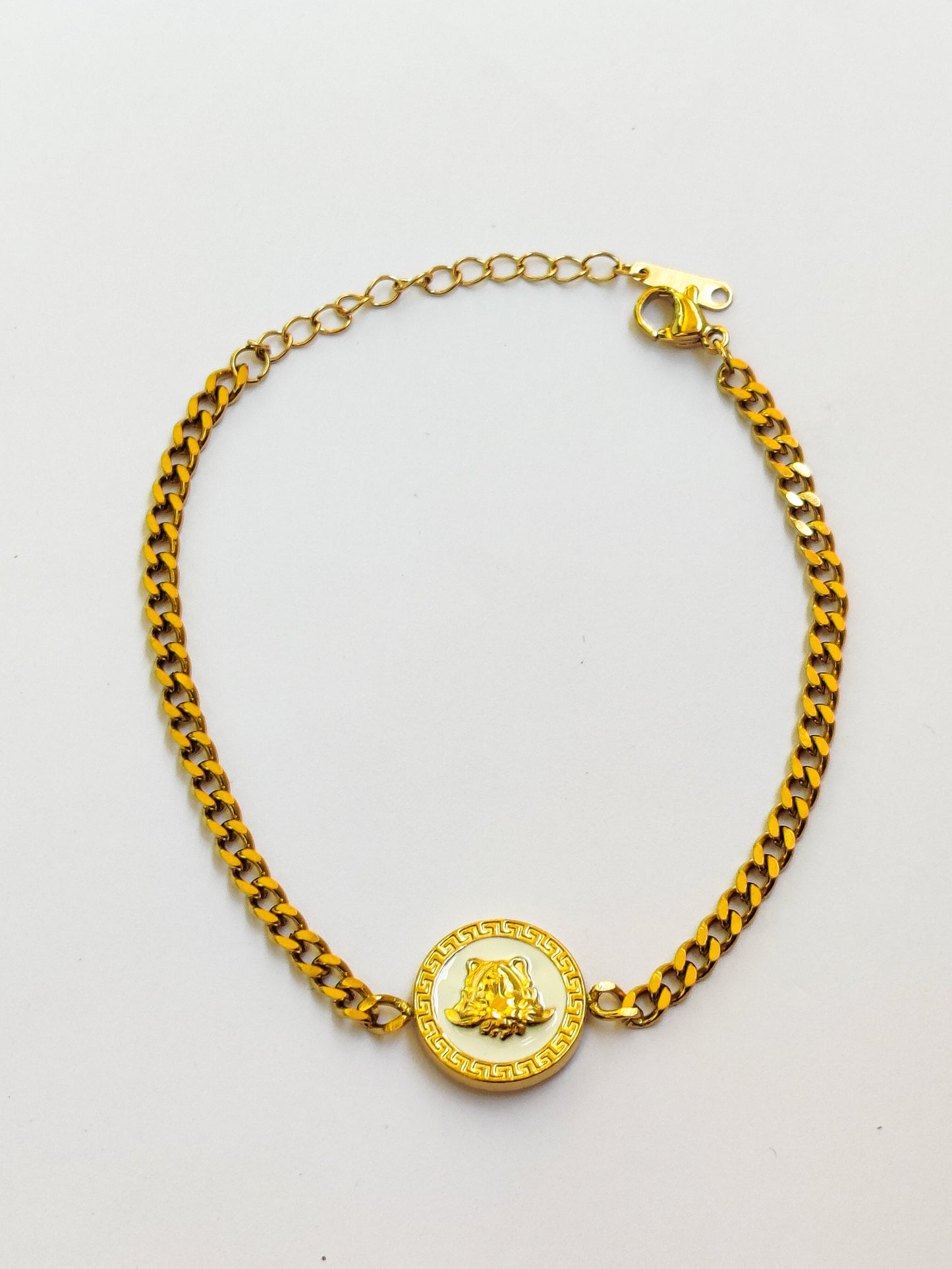 LARA | CHAIN BRACELET WHITE