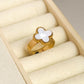 INFINITA | WHITE ADJUSTABLE RING