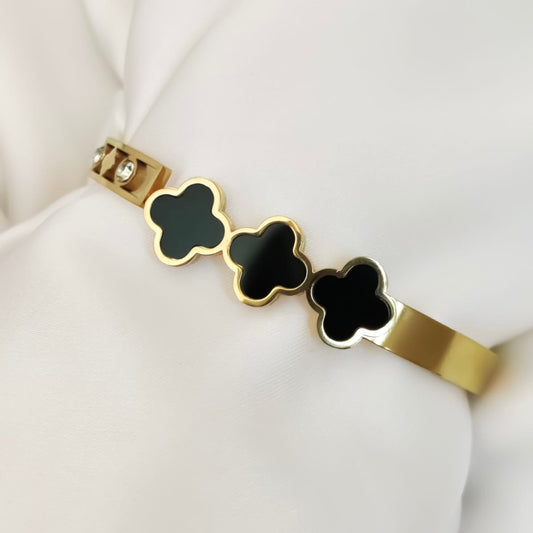 BROCHE | TRIPLE CLOVER BANGLE