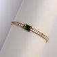 ESME | CHAIN BRACELET GREEN