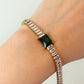 ESME | CHAIN BRACELET GREEN