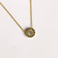 ANDREA | ROUND STONE NECKLACE
